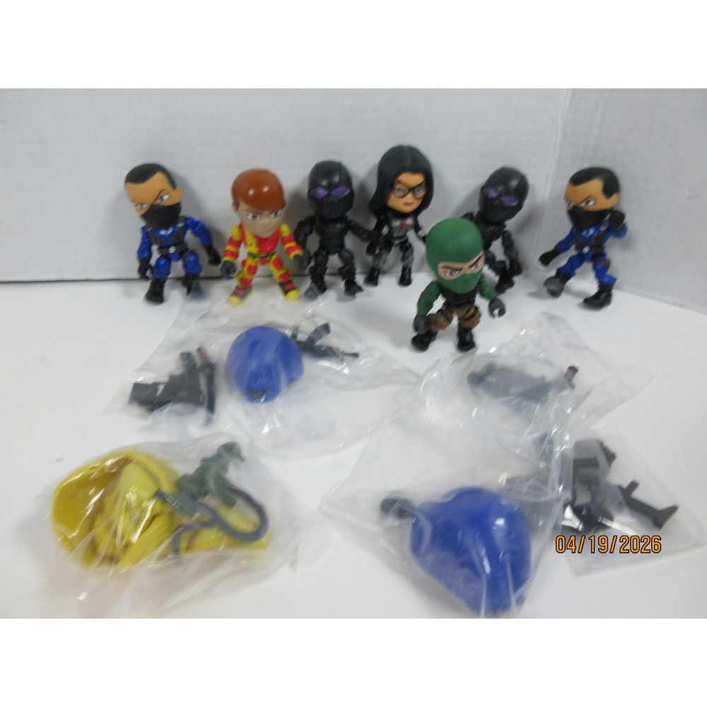 GI Joe Loyal Subjects Action Vinyl's Figure Lot Baroness Beach Head Cobra 2016